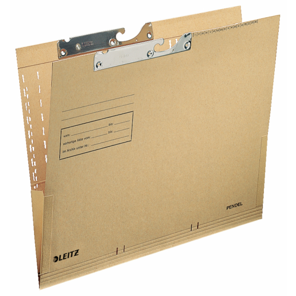 LEITZ Pendelhefter 2116 Karton naturbraun DIN A4 1x kaufmännische Heftung, 50 St.