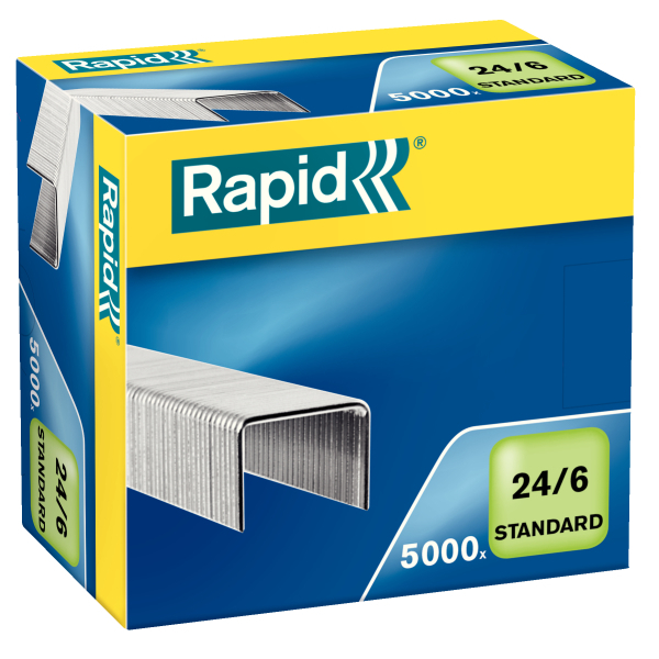 Rapid Heftklammern Standard 24/6, 5.000 St.