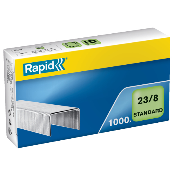 Rapid Heftklammern 23/8, 1.000 St.