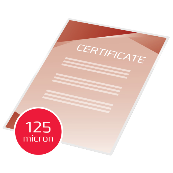 GBC Laminierfolien glänzend für A4 125 micron, 100 St.