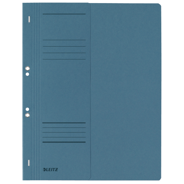 LEITZ Ösenhefter 3740 Karton blau DIN A4, halber Deckel, 1 St.