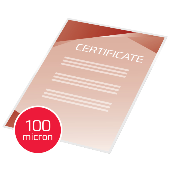 GBC Laminierfolien glänzend für A4 100 micron, 100 St.