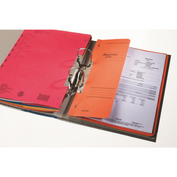 LEITZ Einhakhefter 3744 Karton blau DIN A4, halber Deckel, 1 St.