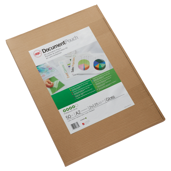 GBC Laminierfolien glänzend für A2 125 micron, 50 St.