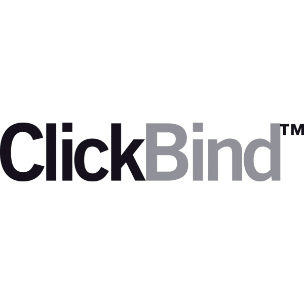GBC Kunststoffbinderücken ClickBind schwarz für 45 Blatt, 50 St.