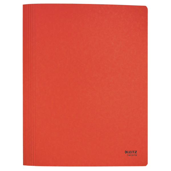 LEITZ Schnellhefter Recycle 3904 Karton rot DIN A4, 1 St.