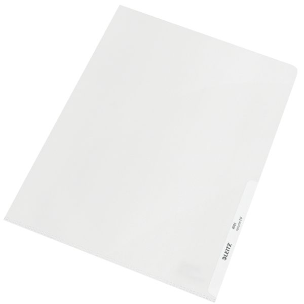 LEITZ Sichthüllen re:cycle 4001 DIN A4 transparent genarbt 0,13 mm, 100 St.