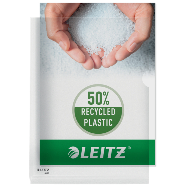 LEITZ Sichthüllen 4056 DIN A4 transparent genarbt 0,17 mm, 5 St.