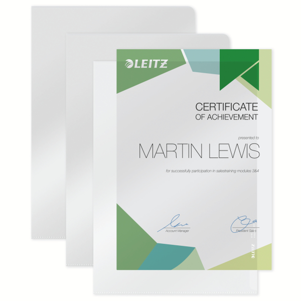 LEITZ Sichthüllen 4100 Premium DIN A4 glasklar glatt 0,15 mm, 10 St.