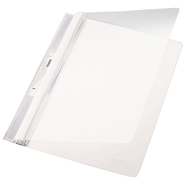 LEITZ Hängehefter Universal 4190 Kunststoff weiß DIN A4 2x kaufmännische Heftung, 1 St.