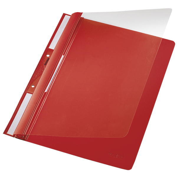 LEITZ Hängehefter Universal 4190 Kunststoff rot DIN A4 2x kaufmännische Heftung, 1 St.