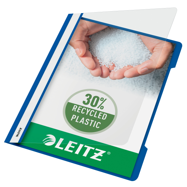 LEITZ Schnellhefter 4191 Kunststoff blau DIN A4, 1 St.