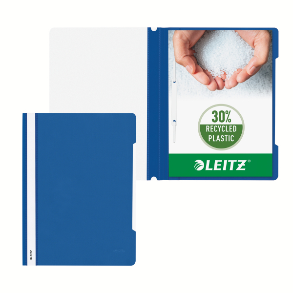 LEITZ Schnellhefter 4191 Kunststoff blau DIN A4, 1 St.