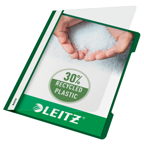 LEITZ Schnellhefter 4191 Kunststoff grün DIN A4, 25 St.