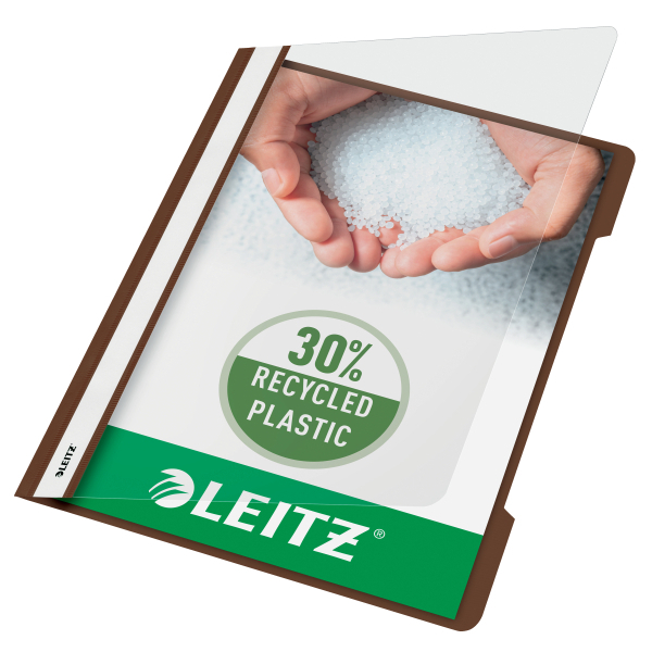 LEITZ Schnellhefter 4191 Kunststoff braun DIN A4, 1 St.