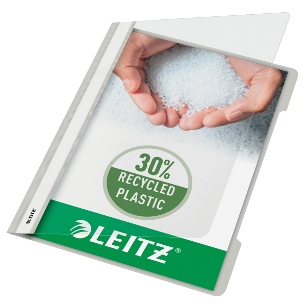 LEITZ Schnellhefter 4191 Kunststoff grau DIN A4, 1 St.