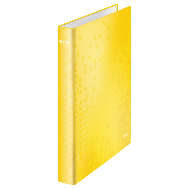 LEITZ WOW Ringbuch 2-Ringe gelb 4,0 cm DIN A4, 1 St.