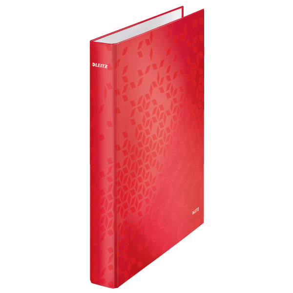 LEITZ WOW Ringbuch 2-Ringe rot 4,0 cm DIN A4, 1 St.