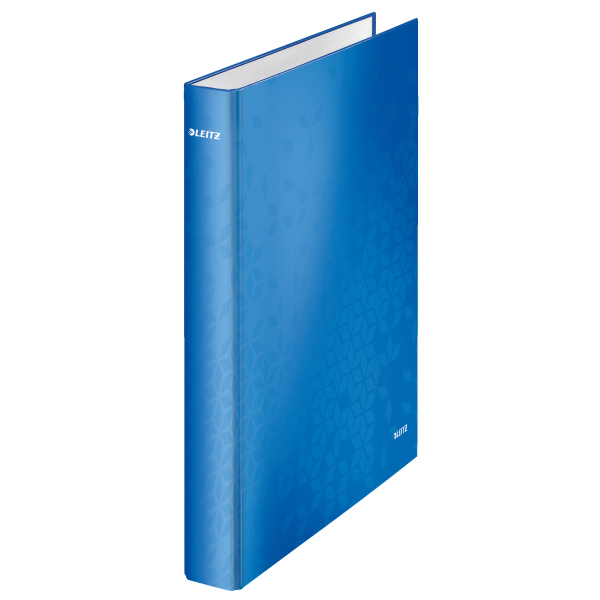 LEITZ WOW Ringbuch 2-Ringe blau 4,0 cm DIN A4, 1 St.