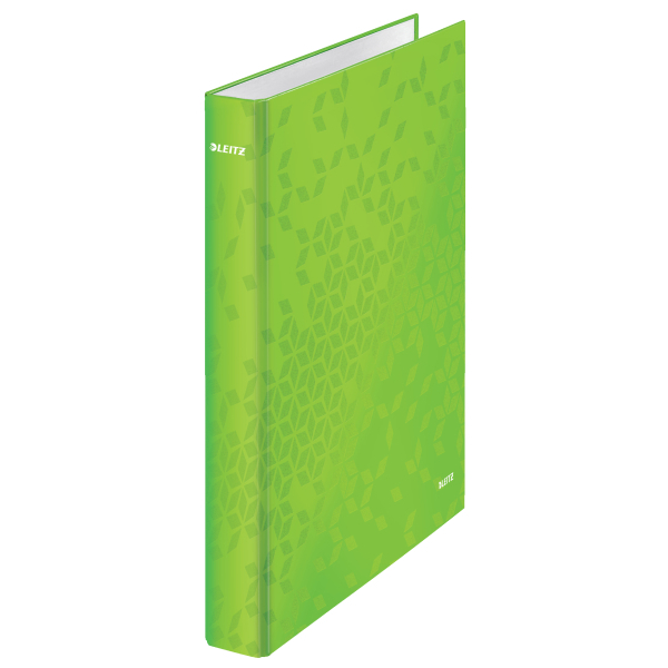 LEITZ WOW Ringbuch 2-Ringe grün 4,0 cm DIN A4, 1 St.