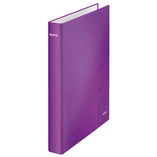 LEITZ WOW Ringbuch 2-Ringe violett 4,0 cm DIN A4, 1 St.
