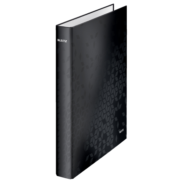 LEITZ WOW Ringbuch 2-Ringe schwarz 4,0 cm DIN A4, 1 St.