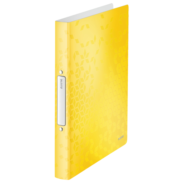 LEITZ WOW Ringbuch 2-Ringe gelb 3,2 cm DIN A4, 1 St.