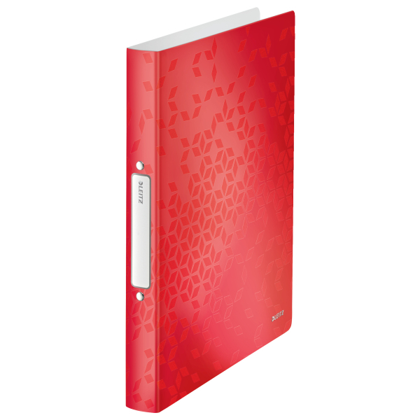 LEITZ WOW Ringbuch 2-Ringe rot 3,2 cm DIN A4, 1 St.