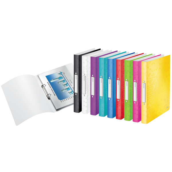 LEITZ WOW Ringbuch 2-Ringe grün 3,2 cm DIN A4, 1 St.