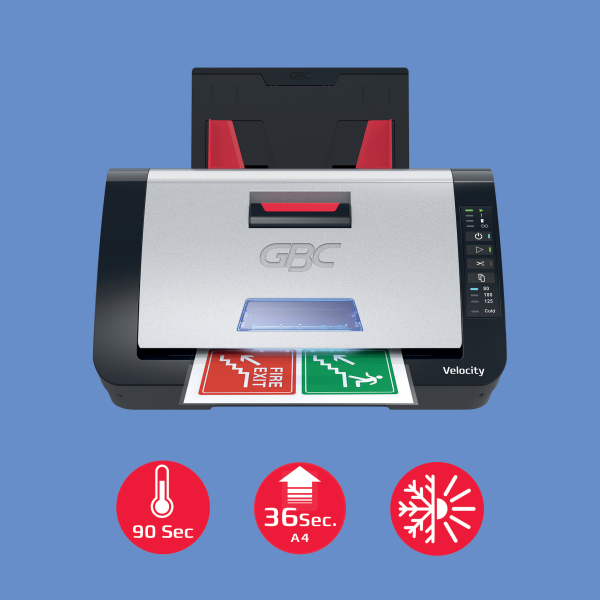 GBC Velocity automatisches Laminiergerät bis DIN A4 + längere Banner