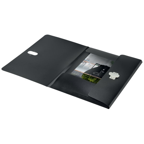 LEITZ Sammelmappe recycle 4622 DIN A4 schwarz, 1 St.