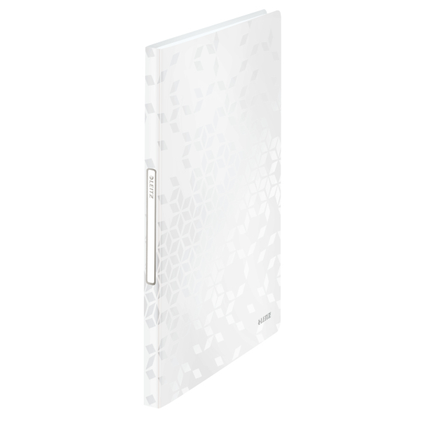 LEITZ WOW Sichtbuch DIN A4, 40 Hüllen weiß-metallic, 1 St.