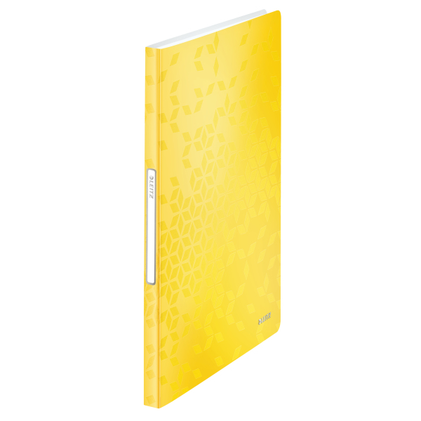 LEITZ WOW Sichtbuch DIN A4, 40 Hüllen gelb-metallic, 1 St.