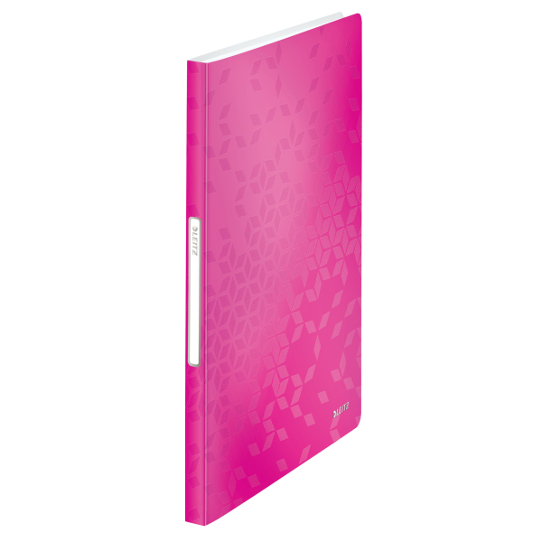 LEITZ WOW Sichtbuch DIN A4, 40 Hüllen pink-metallic, 1 St.