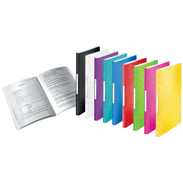 LEITZ WOW Sichtbuch DIN A4, 40 Hüllen rot, 1 St.
