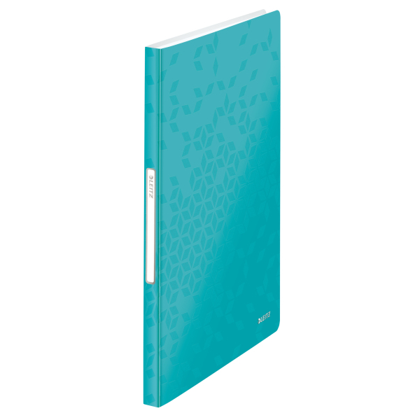 LEITZ WOW Sichtbuch DIN A4, 40 Hüllen eisblau-metallic, 1 St.