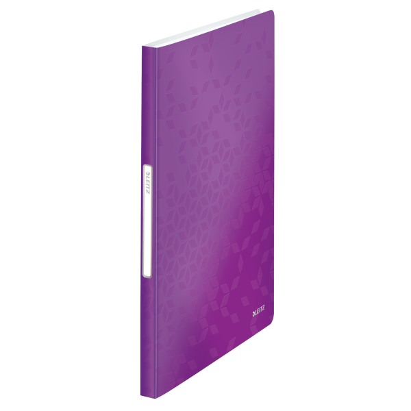 LEITZ WOW Sichtbuch DIN A4, 40 Hüllen violett-metallic, 1 St.