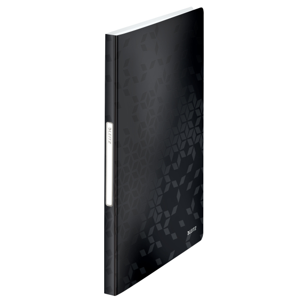 LEITZ WOW Sichtbuch DIN A4, 40 Hüllen schwarz-metallic, 1 St.