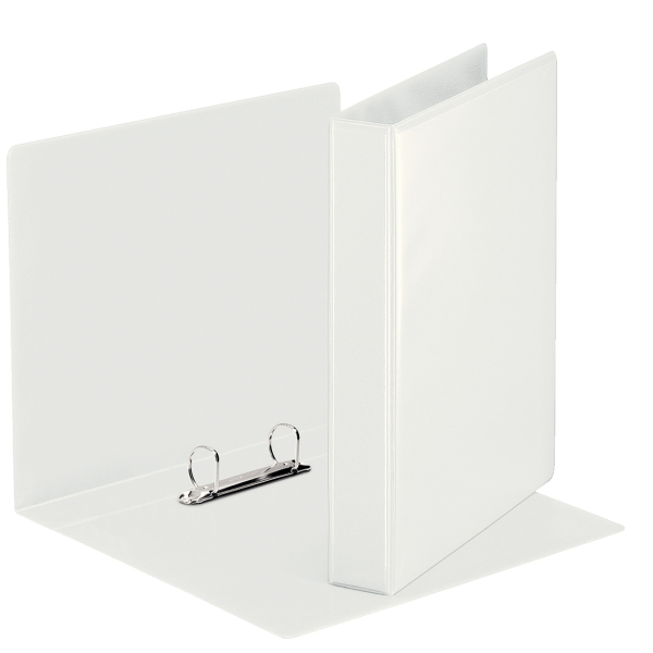 Esselte Präsentationsringbücher 2-Ringe weiß 4,6 cm DIN A5 hoch, 12 St.