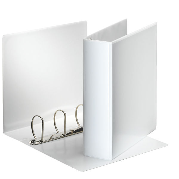 Esselte Präsentationsringbuch 4-Ringe weiß 8,5 cm DIN A4, 1 St.