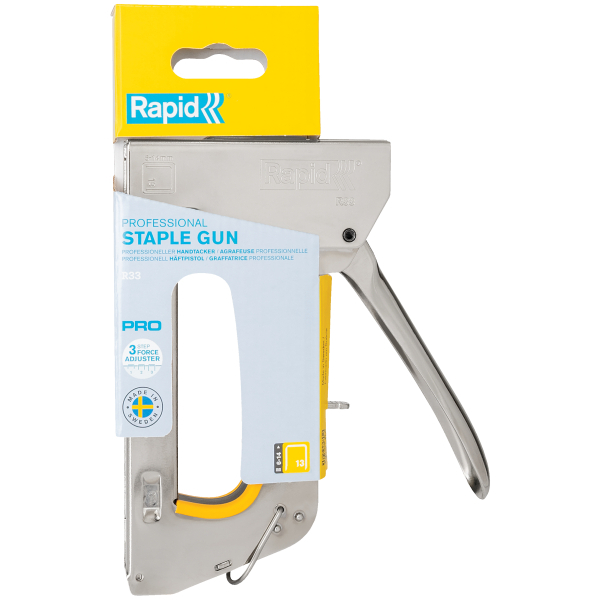 Rapid Handtacker PRO R33 silber, 1 St.