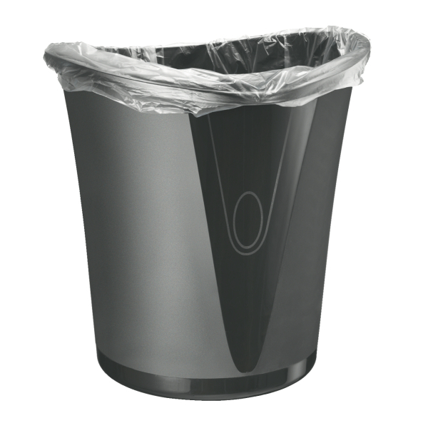 LEITZ Allura Papierkorb 18,0 l schwarz, 1 St.