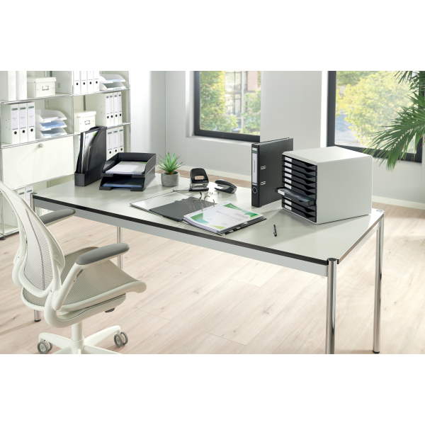 LEITZ Briefablage Plus 52270003 frost DIN A4, 1 St.
