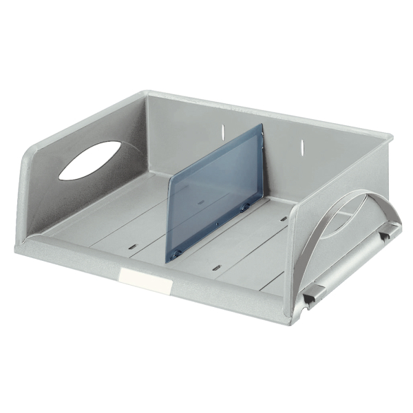 LEITZ Briefablage Sorty A4 quer grau DIN A4, 1 St.