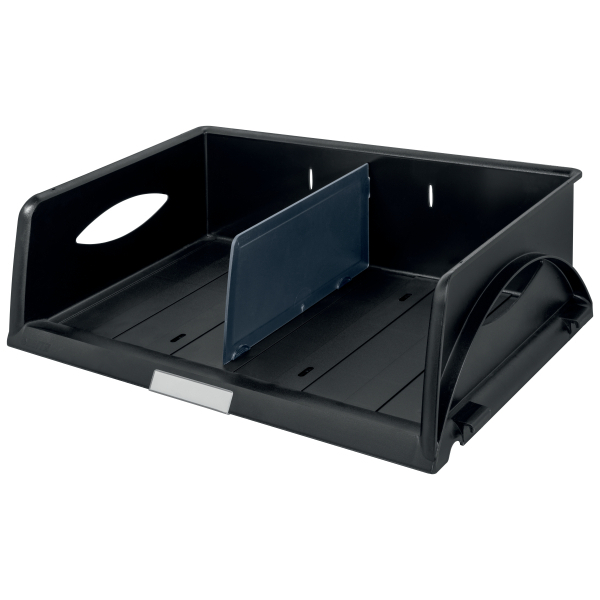 LEITZ Briefablage Sorty A4 quer schwarz DIN A4, 1 St.