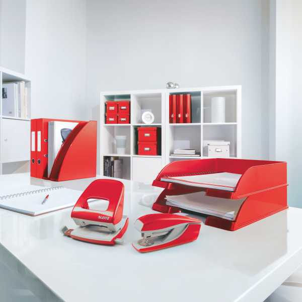LEITZ Stehsammler WOW 52771026 rot Kunststoff, DIN A4, 1 St.