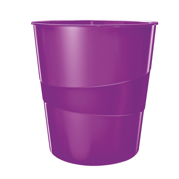 LEITZ 5278 Papierkorb 15,0 l violett metallic, 1 St.
