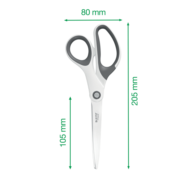 LEITZ Papierschere WOW Titan grün 20,5 cm