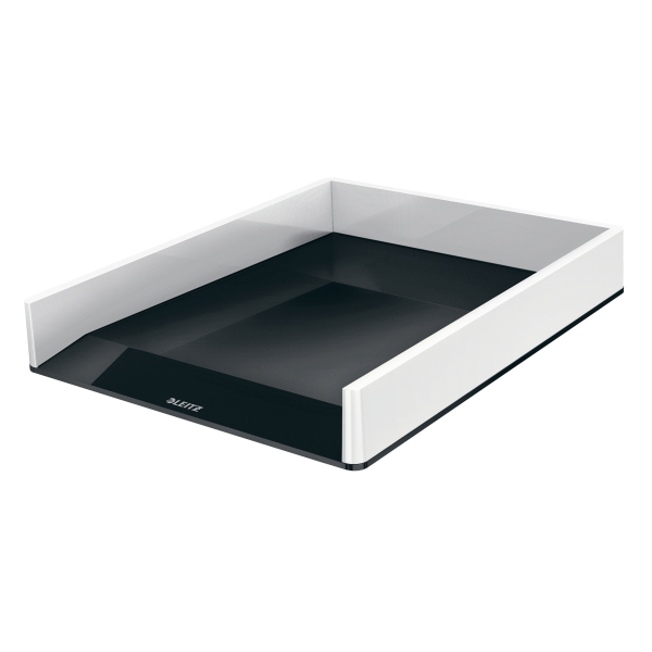 LEITZ Briefablage WOW Duo Colour schwarz/weiß DIN A4, 1 St.