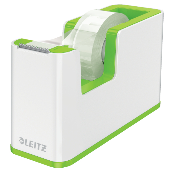 LEITZ Tischabroller WOW Duo Colour perlweiß/grün